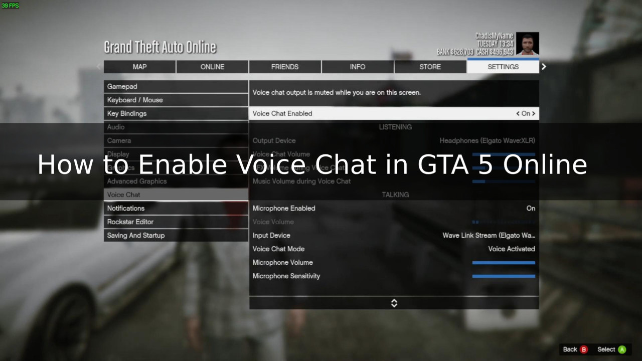 How to Enable Voice Chat in GTA 5 Online